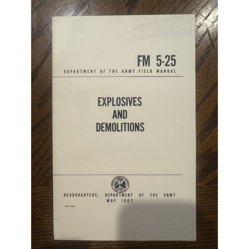 U.S. Army Explosives and Demolitions (FM 5-25) September 1954